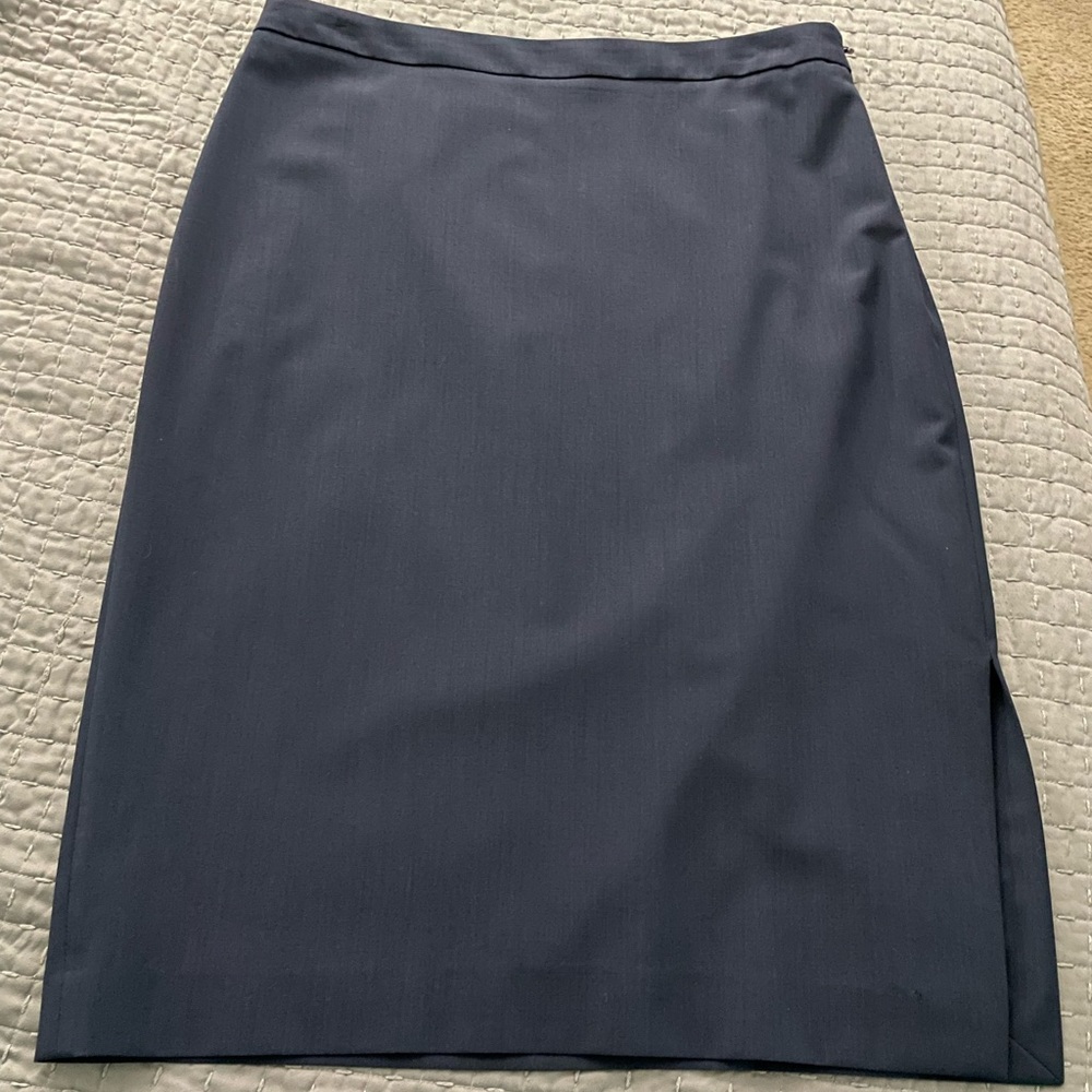 Banana republic navy blue pencil skirt